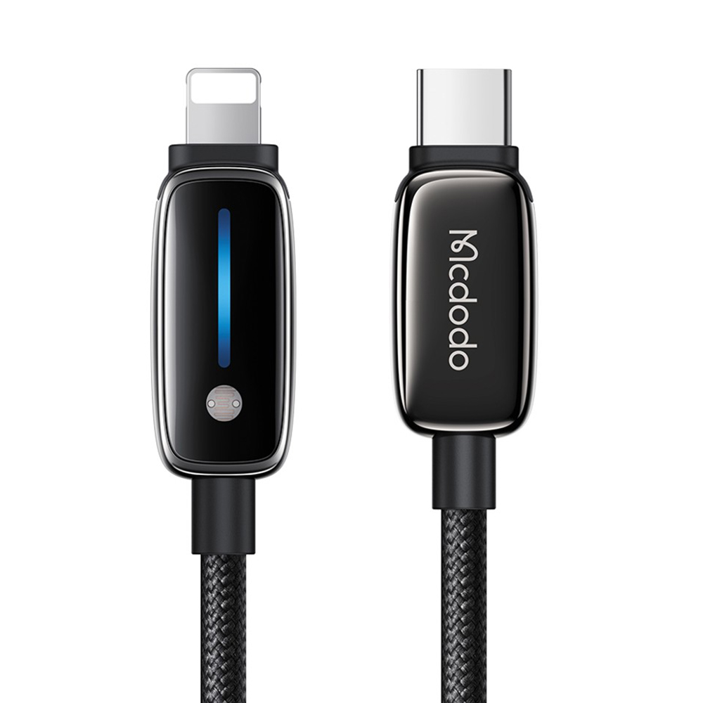 Кабел, USB-C към Lightning, 36 W, 1,2 м - Mcdodo (CA-0050) - Черен