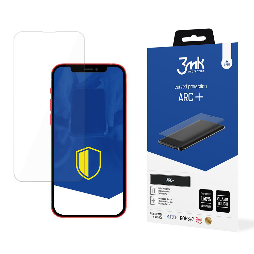 Фолио за iPhone 13 - 3mk ARC+ Защитно фолио - прозрачно