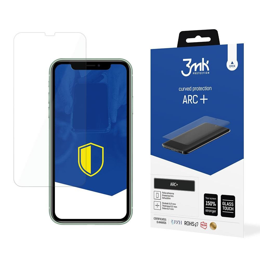 Фолио за iPhone 11 - 3mk ARC+ Защитно фолио - прозрачно
