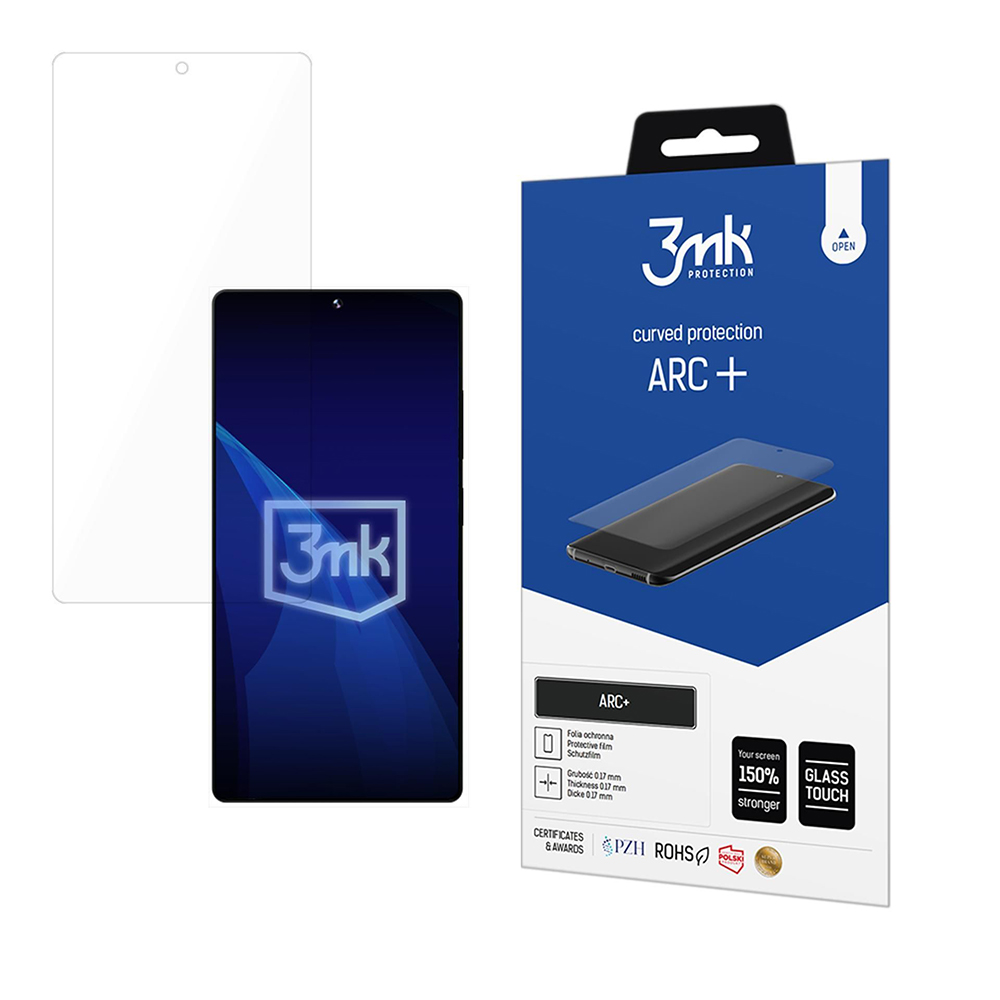 Фолио за Samsung Galaxy S25 Ultra - 3mk ARC+ Защитно фолио - прозрачно