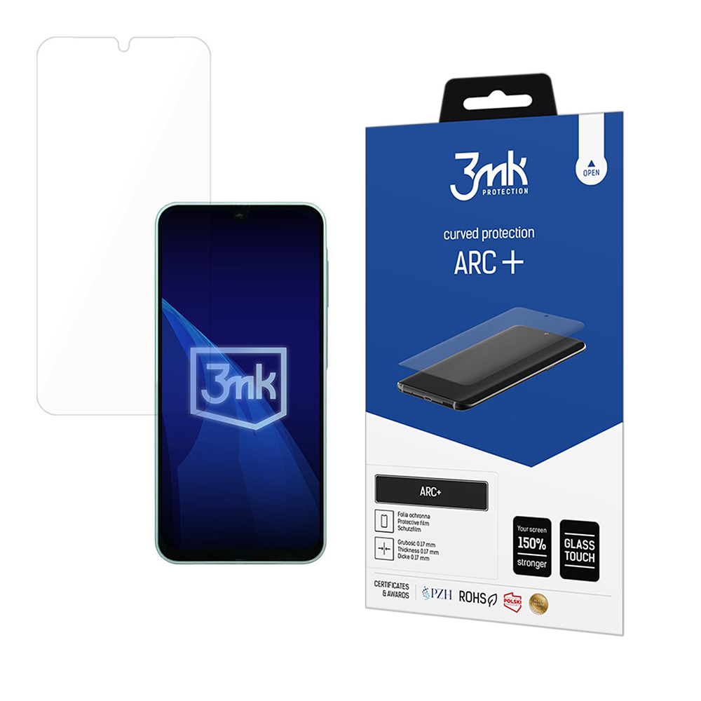 Капак за Samsung Galaxy A16 4G / A16 5G - 3mk ARC+ защитно фолио - Прозрачен