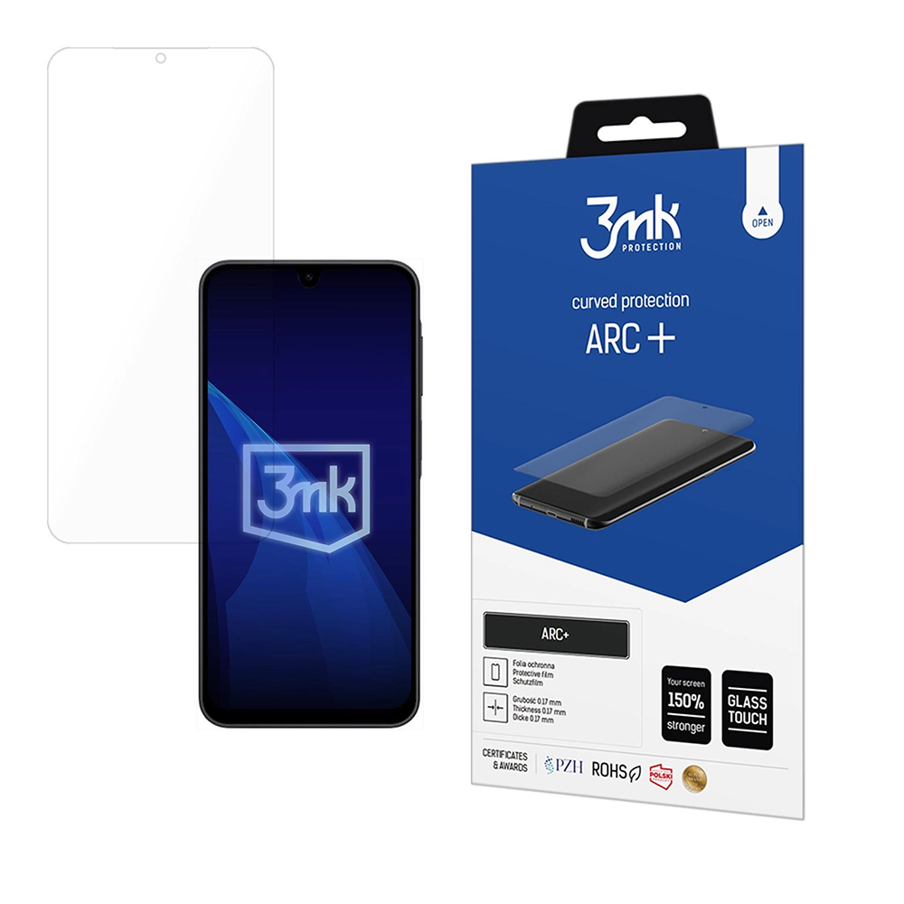 Капак за Samsung Galaxy A17 5G / A17 4G - 3mk ARC+ защитно фолио - Прозрачен
