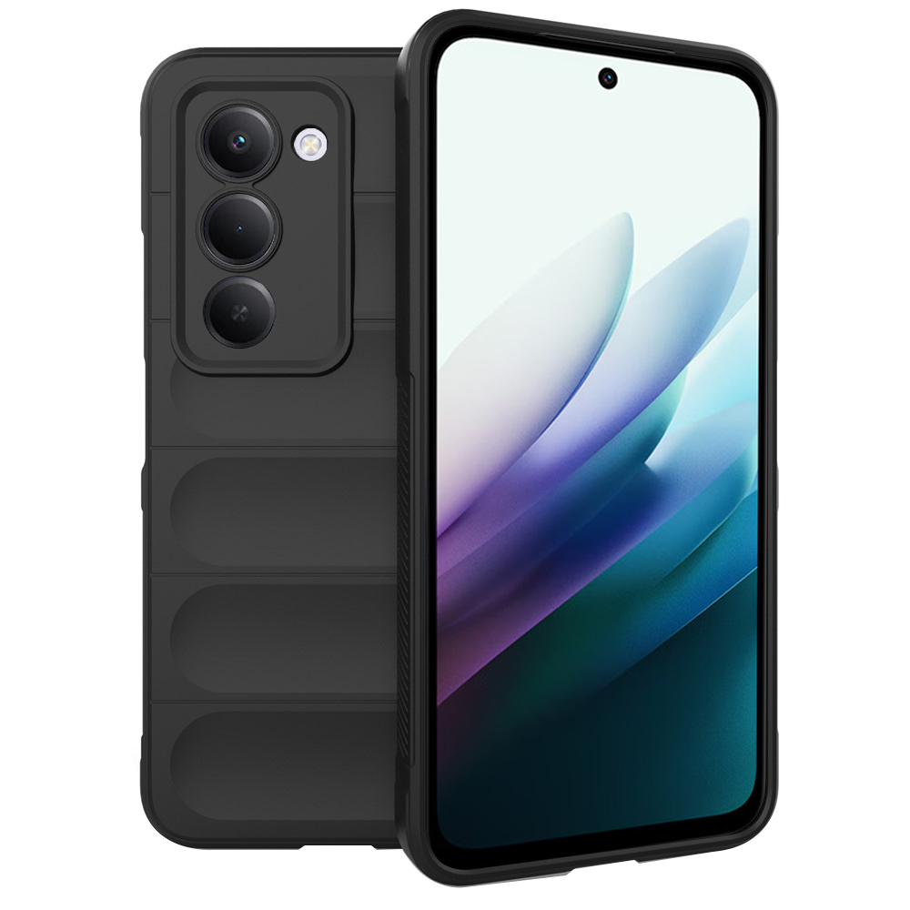 Калъф за Xiaomi Redmi 15 4G / Redmi 15 5G - Techsuit Magic Shield - Черен