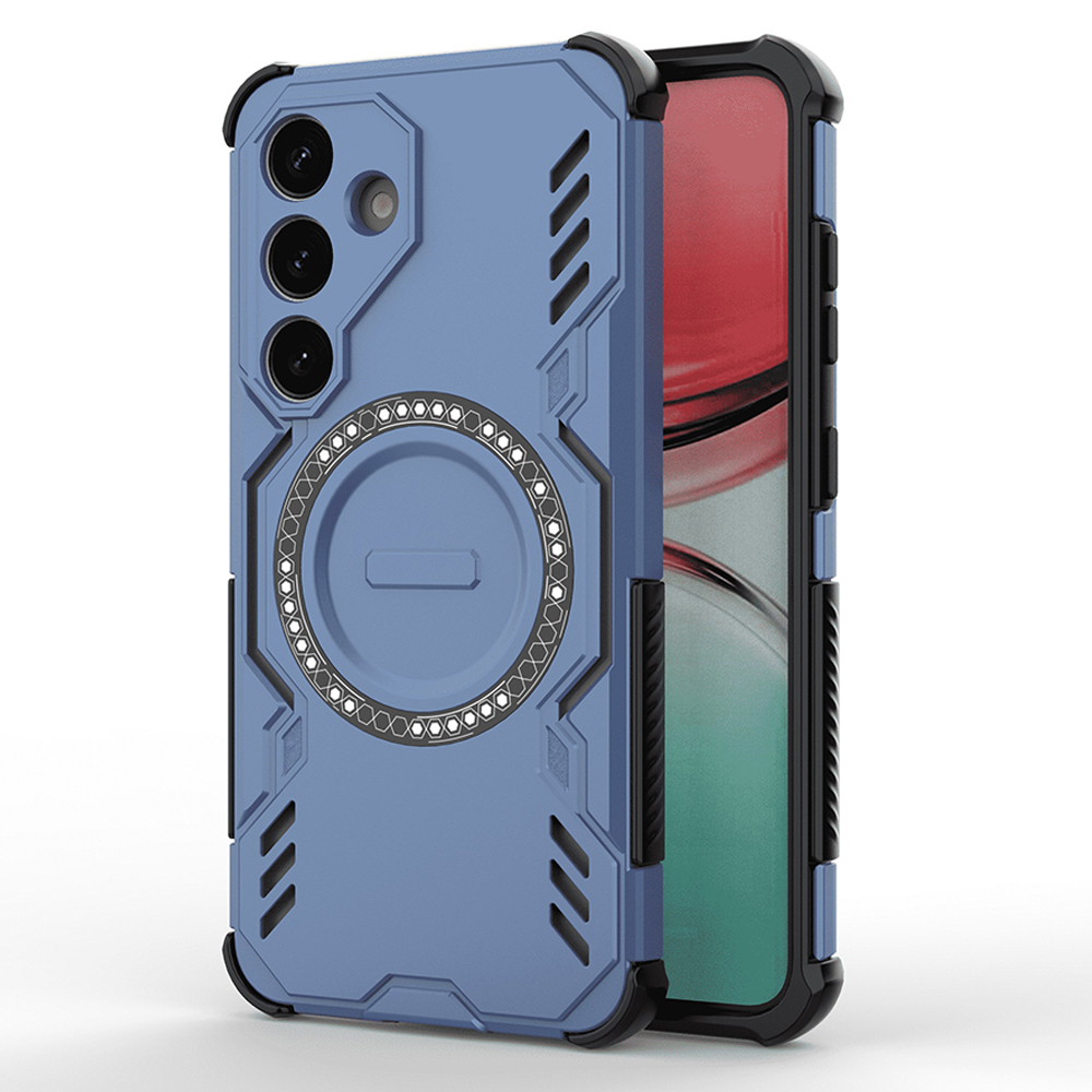 Калъф за Samsung Galaxy S25 FE - Techsuit ArmorMag Case - Син