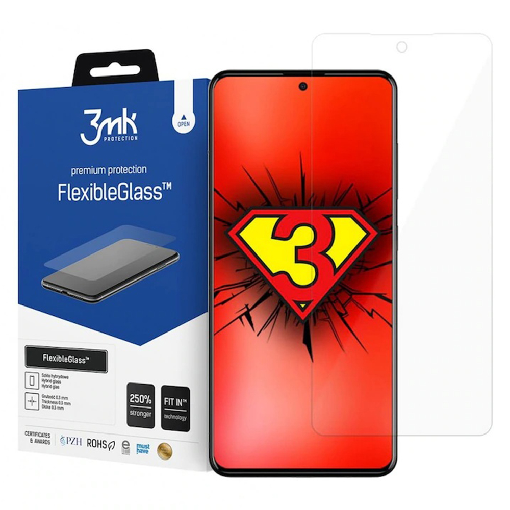 Капак за Samsung Galaxy S21 5G - 3mk FlexibleGlass - Прозрачен