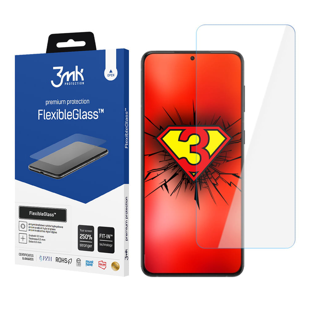 Капак за Samsung Galaxy S22 5G - 3mk FlexibleGlass - Прозрачен
