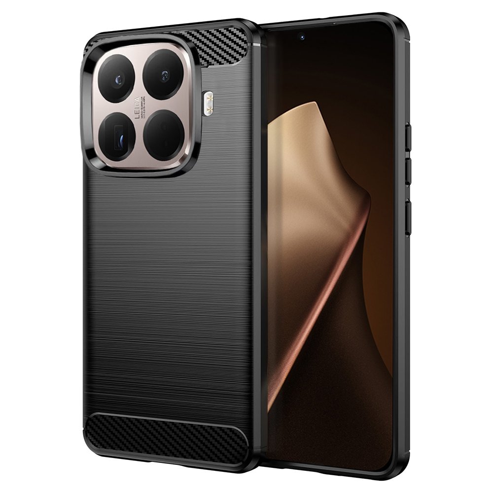 Калъф за Xiaomi 15T Pro - Techsuit Carbon Silicone - Черен