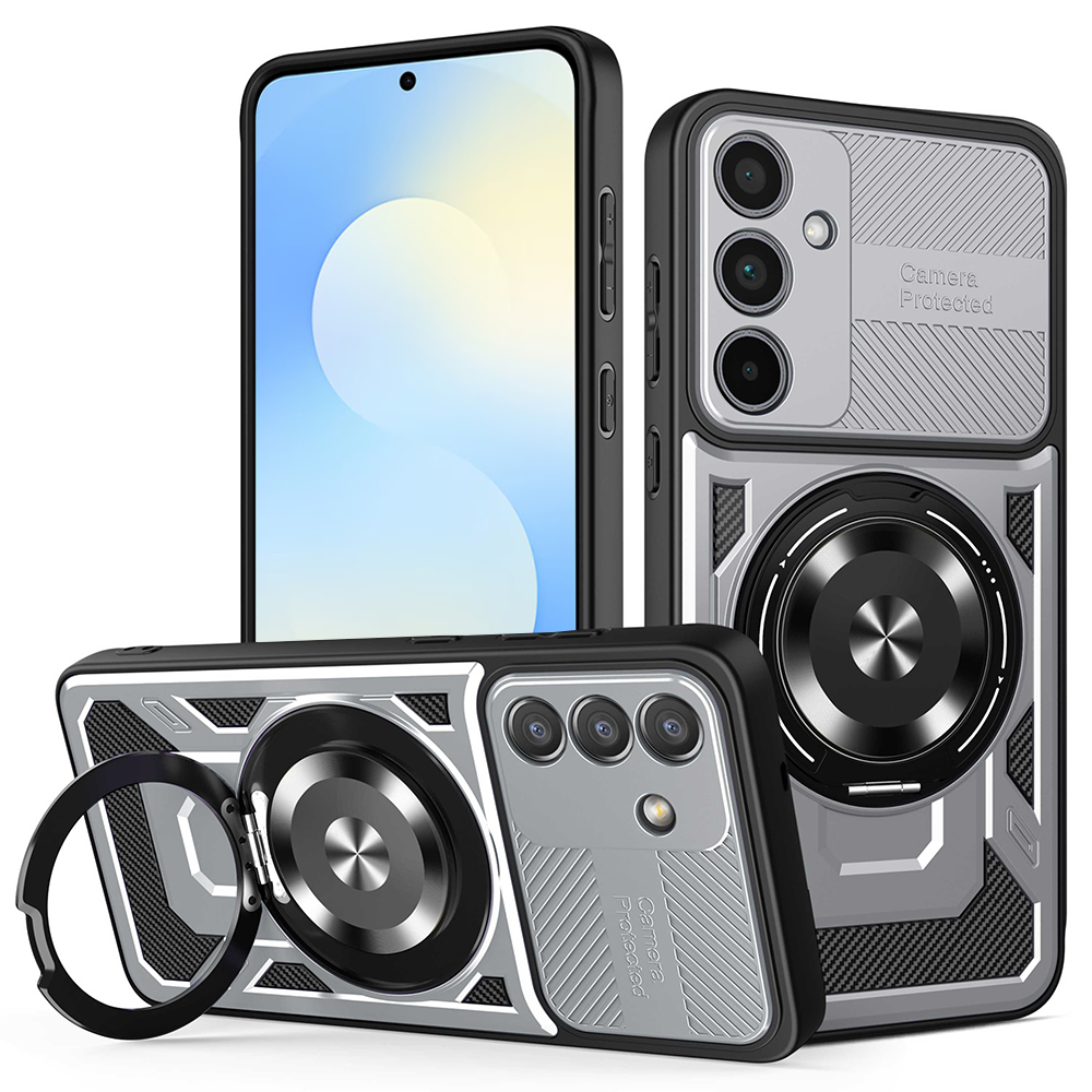Калъф за Samsung Galaxy S25 FE - Techsuit RuggedCam - Сив