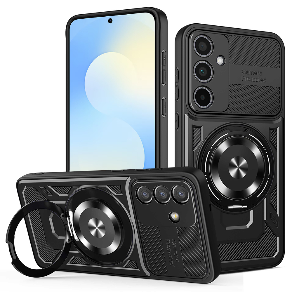 Калъф за Samsung Galaxy S25 FE - Techsuit RuggedCam - Черен