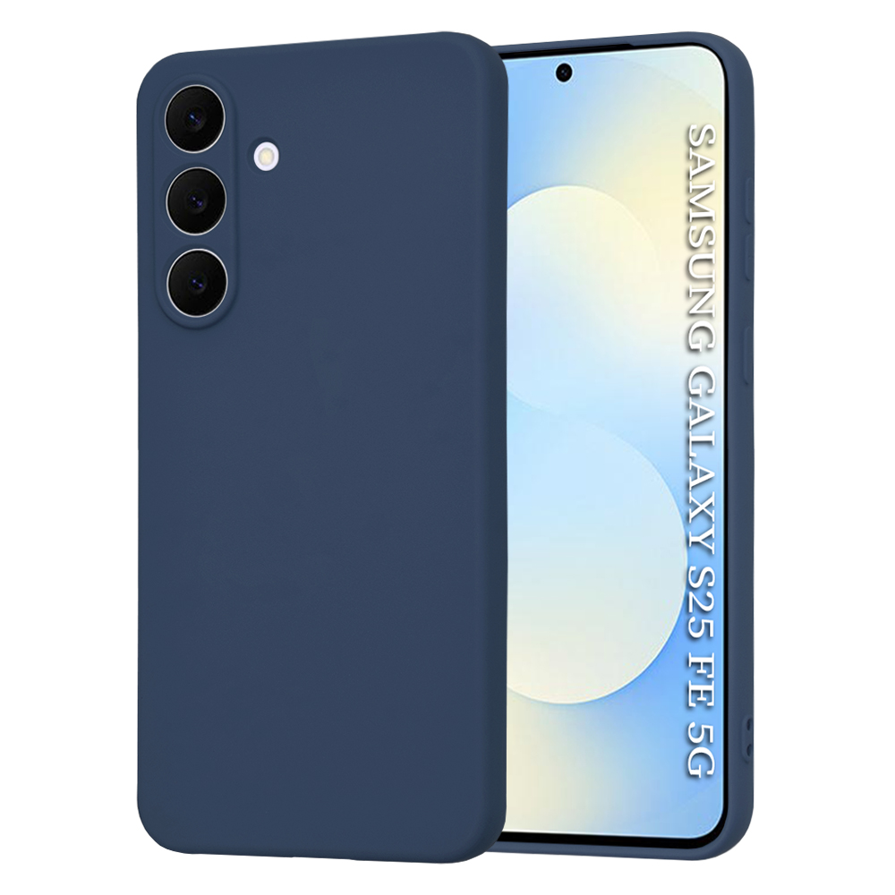 Калъф за Samsung Galaxy S25 FE - Techsuit SoftFlex - Тъмносин Син
