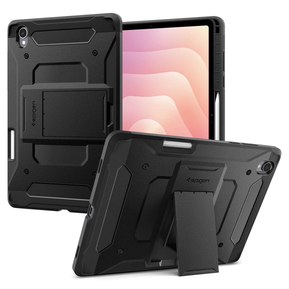 Калъф за Samsung Galaxy Tab S11 - Spigen Tough Armor Pro (ACS10211) - Черен
