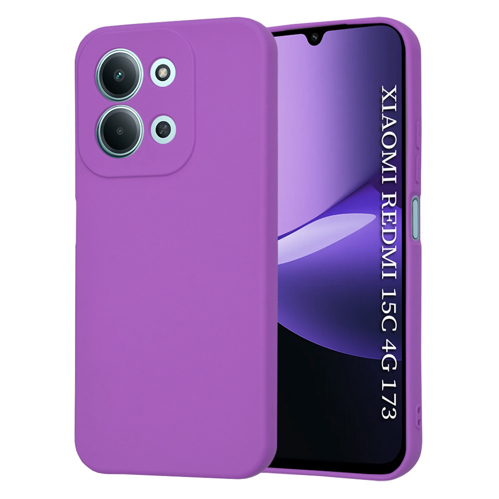 Калъф за Xiaomi Redmi 15C 4G / Redmi 15C 5G - Techsuit SoftFlex - Лилав