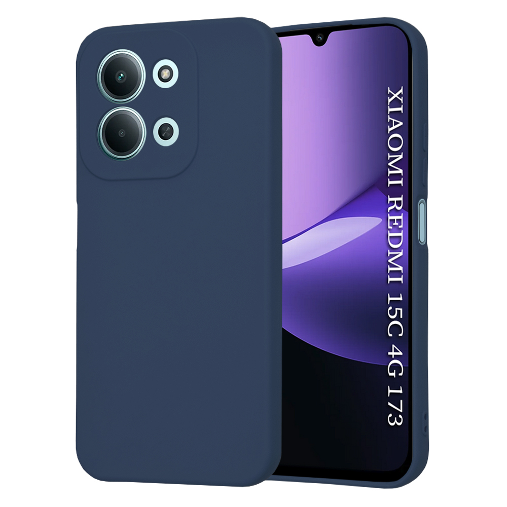 Калъф за Xiaomi Redmi 15C 4G / Redmi 15C 5G - Techsuit SoftFlex - Тъмносин Син