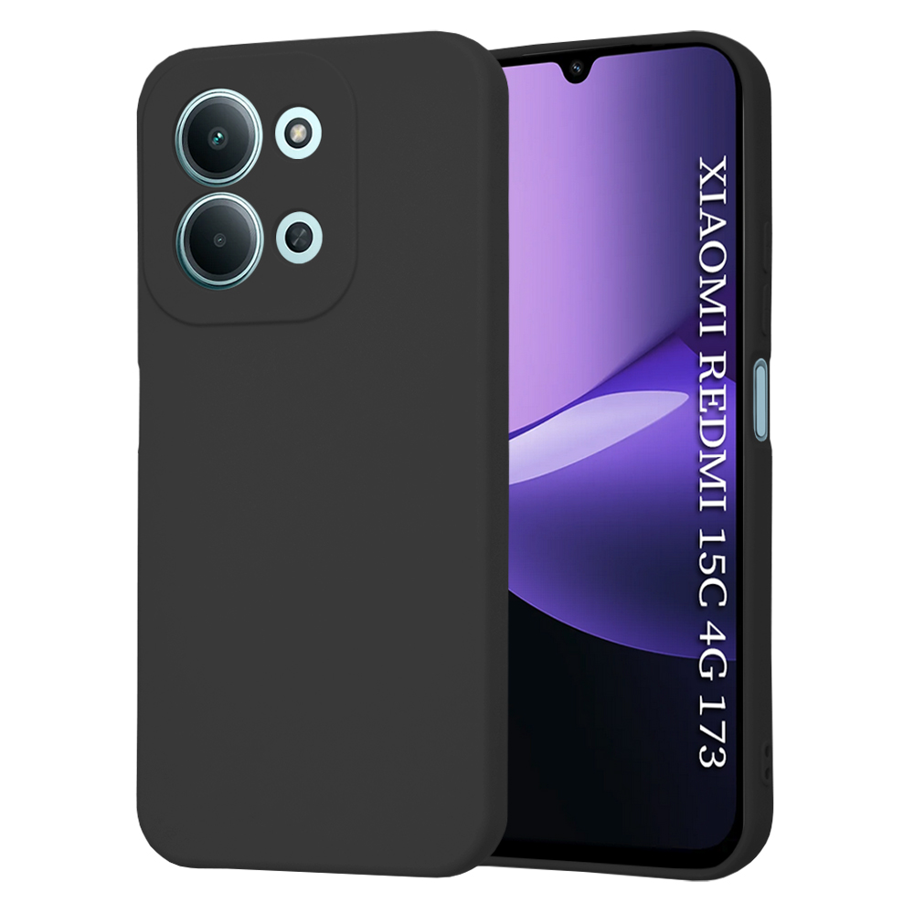 Калъф за Xiaomi Redmi 15C 4G / Redmi 15C 5G - Techsuit SoftFlex - Черен