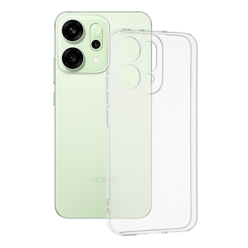 Калъф за Oppo Reno14 - Techsuit Прозрачен Silicone - Прозрачен
