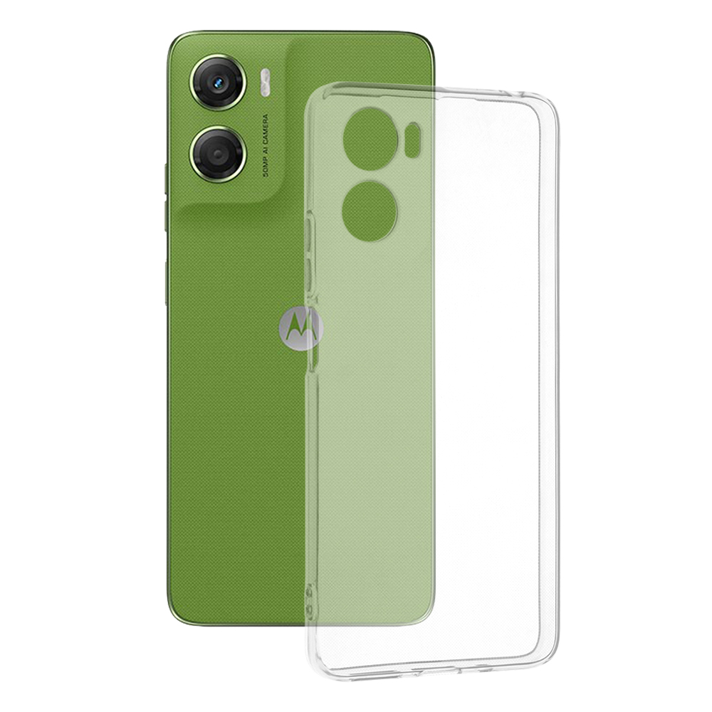 Калъф за Motorola Moto G06 - Techsuit Прозрачен Silicone - Прозрачен