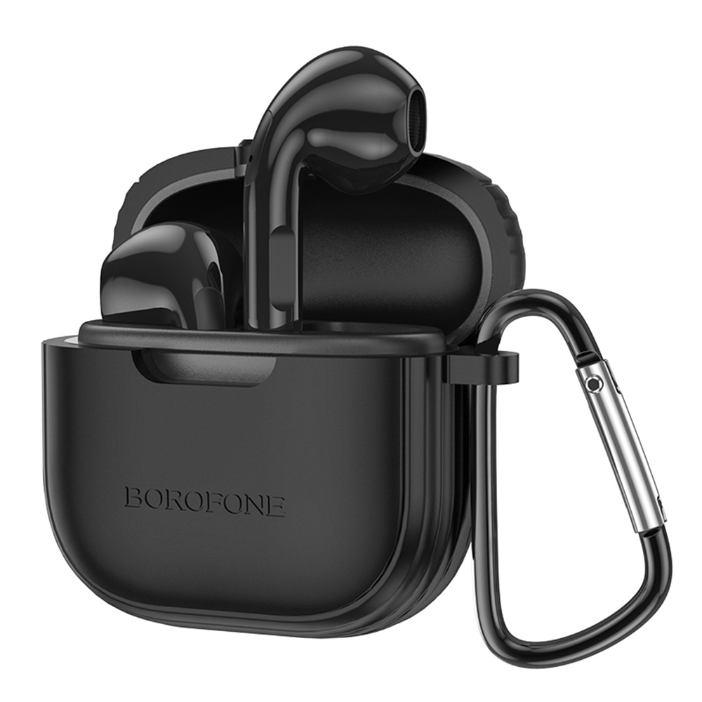 Безжични слушалки, Bluetooth V5.3, TWS, 200mAh - Borofone Charm (BW29) - черни
