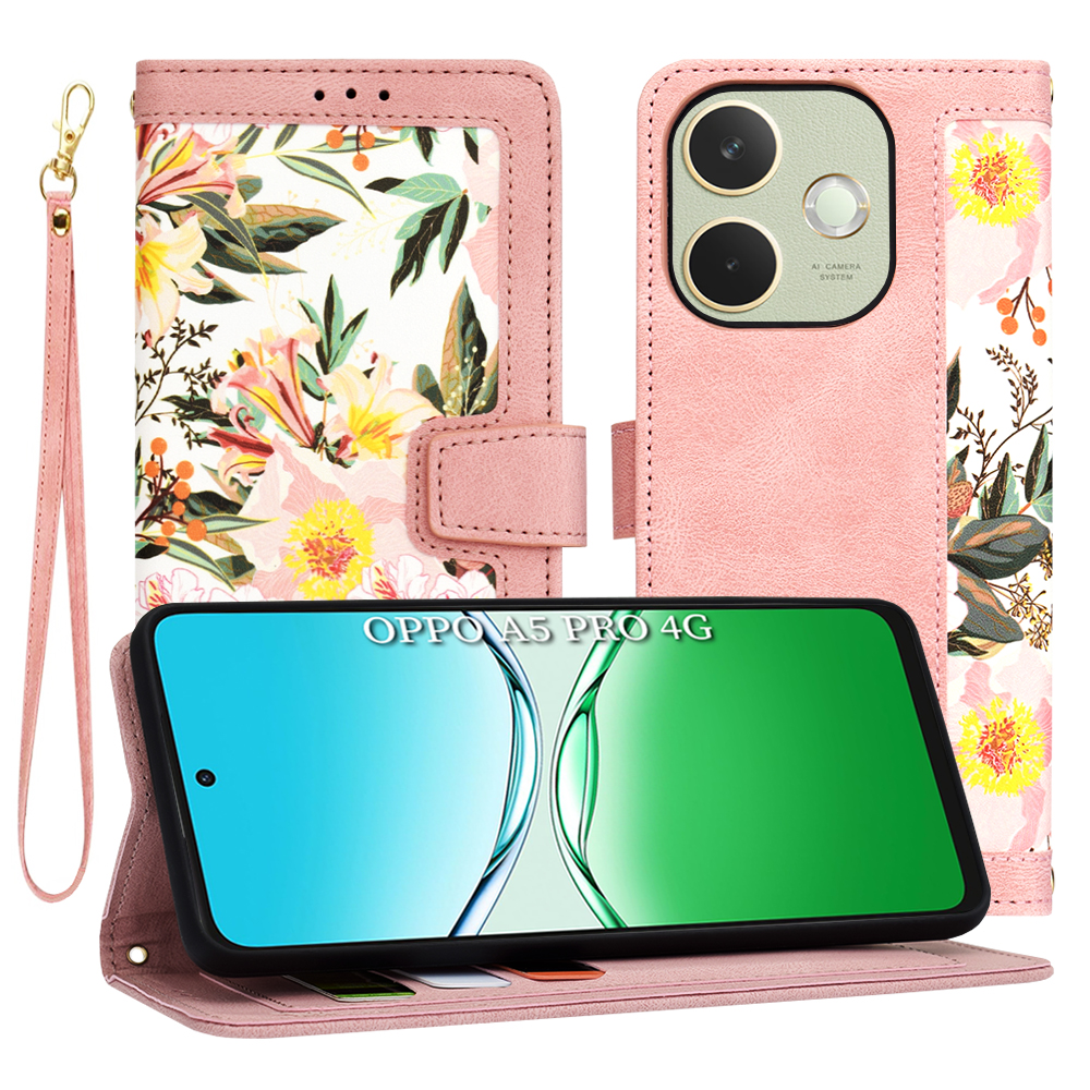 Калъф за Oppo A5 Pro 4G / A5 Pro 5G - Techsuit FlipCraft - Sweetheart Розов