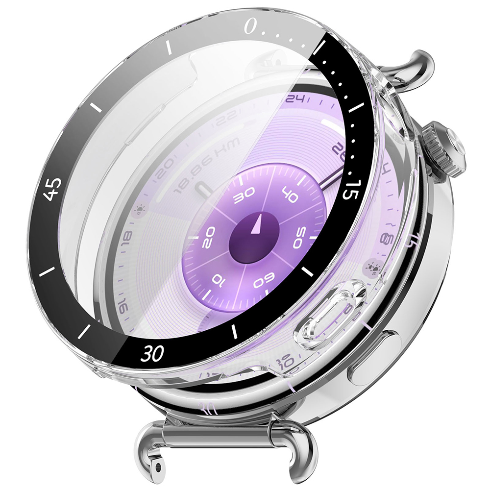 Калъф за Huawei Watch GT 6 41mm 41mm + калъф - Techsuit Defense360 Pro Bezel - Прозрачен