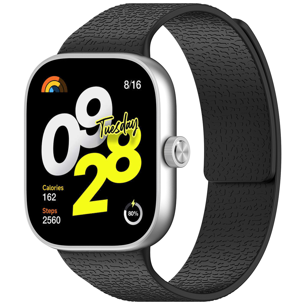 Каишка за часовник Xiaomi Smart Band 10 Pro/9 Pro/8 Pro/Redmi Watch 4/Watch 5/Watch 6 - Каишка за часовник Techsuit (W016) - Черна