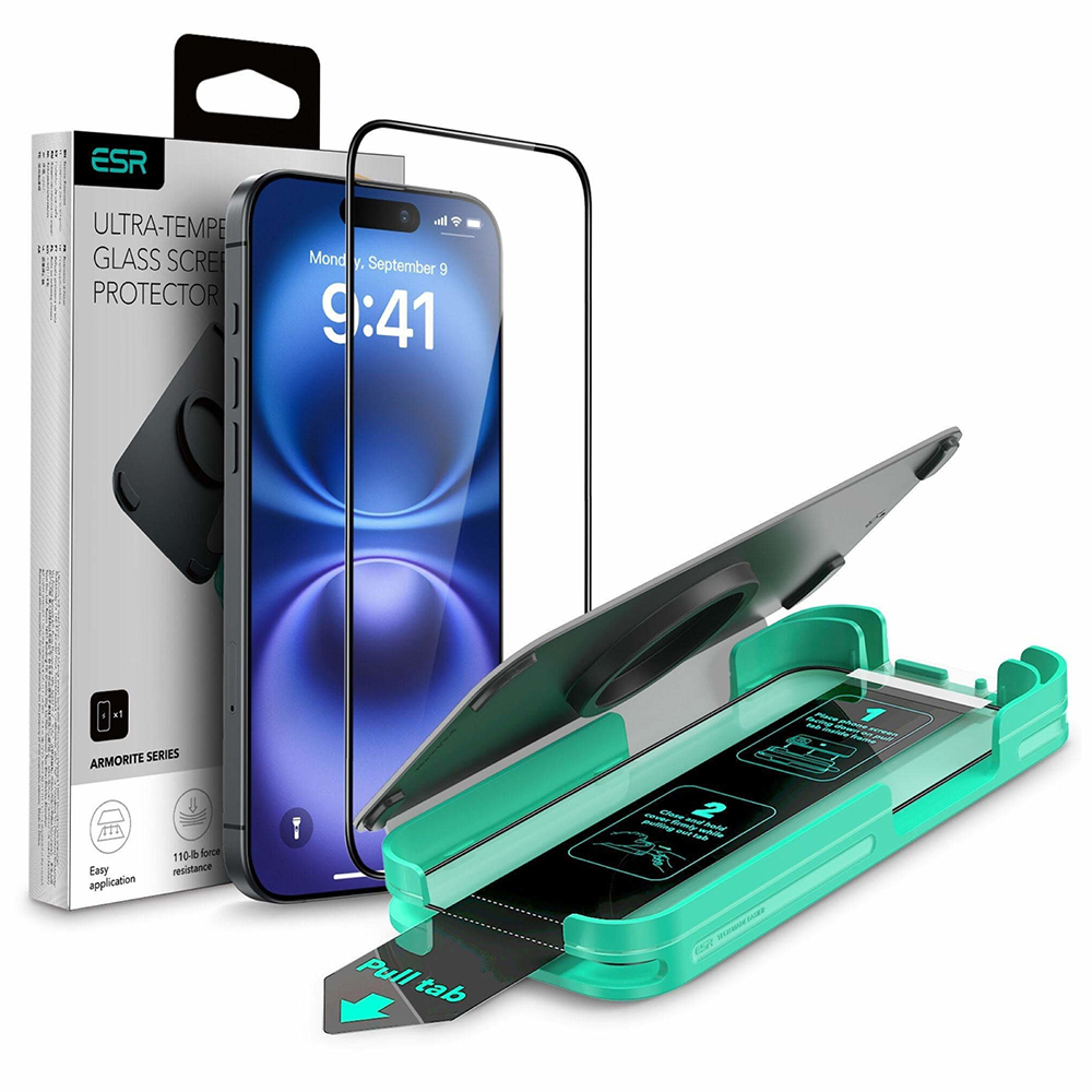 Калъф за iPhone 16 Pro Max - ESR Armorite Screen Protector - Черен