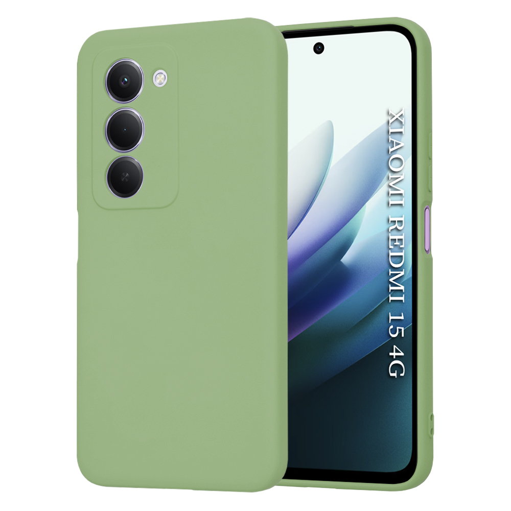 Калъф за Xiaomi Redmi 15 4G / Redmi 15 5G - Techsuit SoftFlex - Mint Зелен