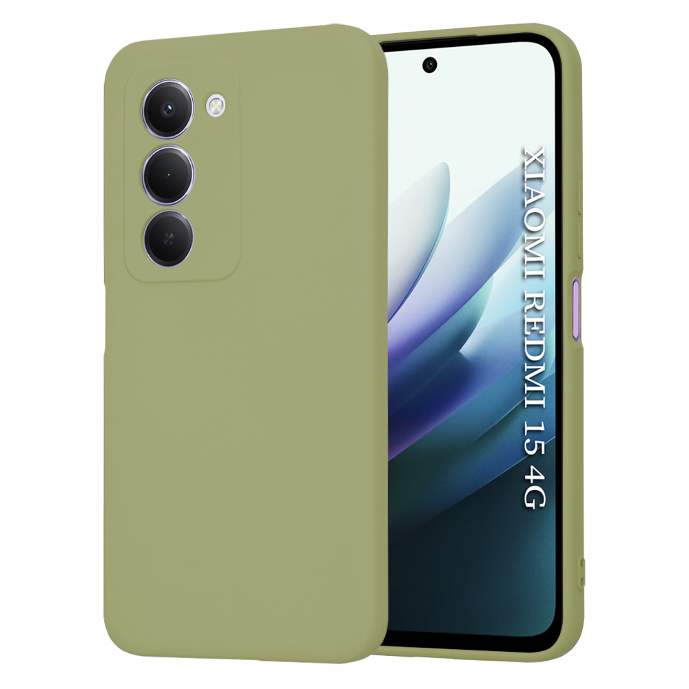 Калъф за Xiaomi Redmi 15 4G / Redmi 15 5G - Techsuit SoftFlex - Matcha