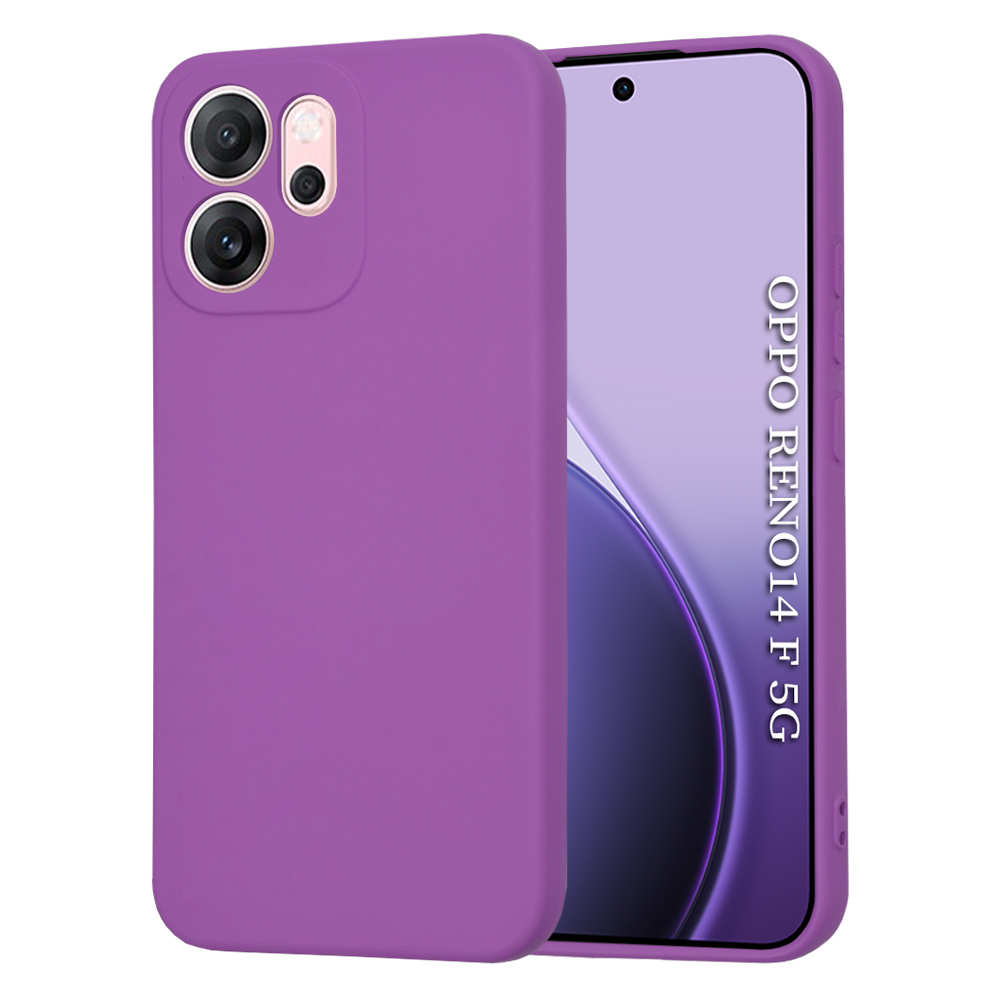 Калъф за Oppo Reno14 F / Reno14 FS 5G - Techsuit SoftFlex - Лилав