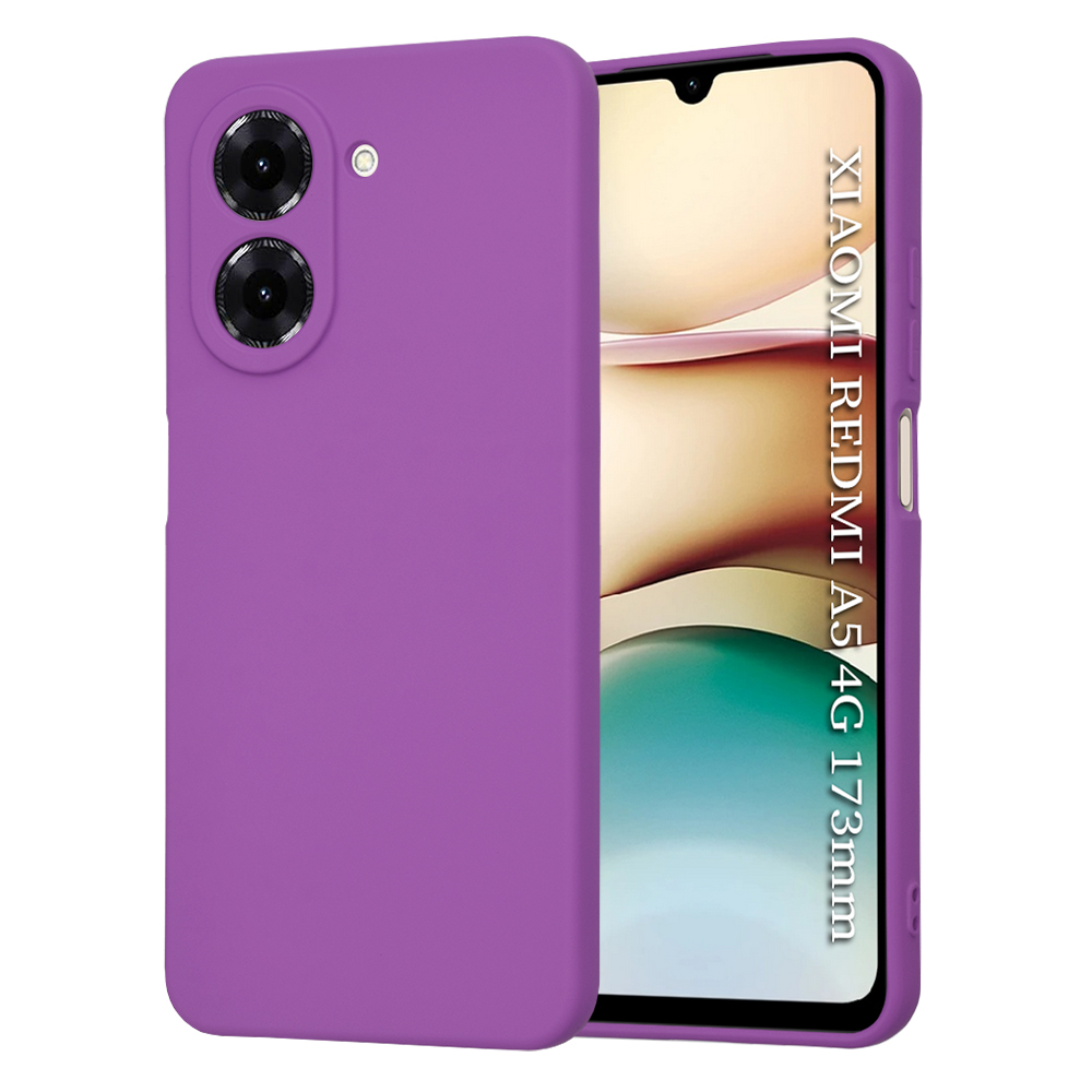Калъф за Xiaomi Redmi A5 4G (Стандартен) - Techsuit SoftFlex - Лилав