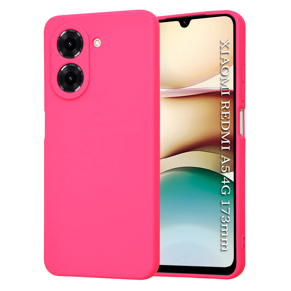Калъф за Xiaomi Redmi A5 4G (стандартен) - Techsuit SoftFlex - Hot Розов