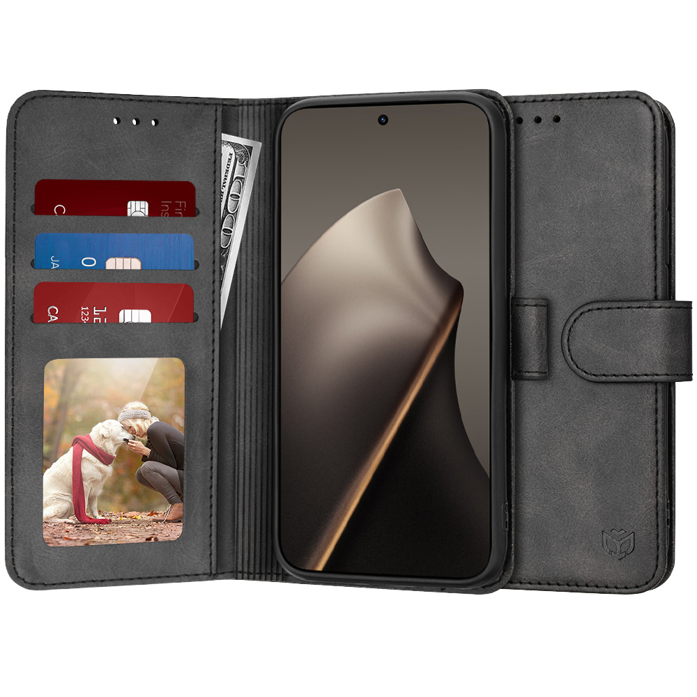 Калъф за Xiaomi 15T - Techsuit Diary Book - Черен