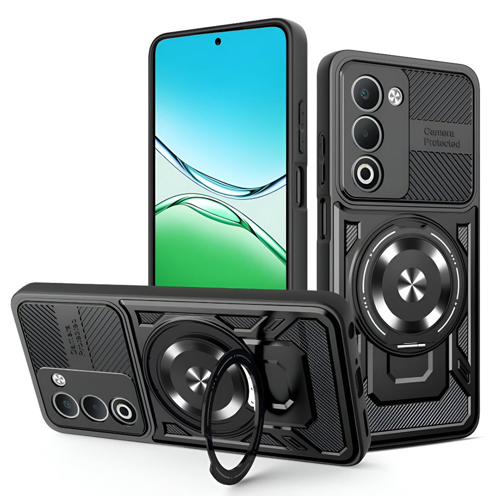 Калъф за Oppo A5 4G / A5 5G - Techsuit RuggedCam - Черен