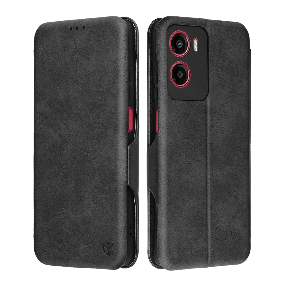 Калъф за Motorola Moto Moto G05 / E15 - Techsuit Safe Wallet Plus - Черен