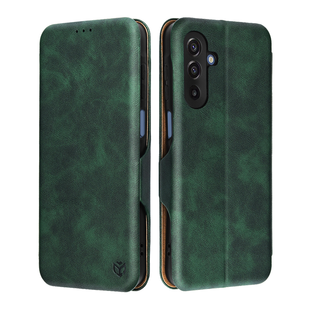Калъф за Samsung Galaxy A17 5G / A17 4G / M17 / F17 - Techsuit Safe Wallet Plus - Зелен