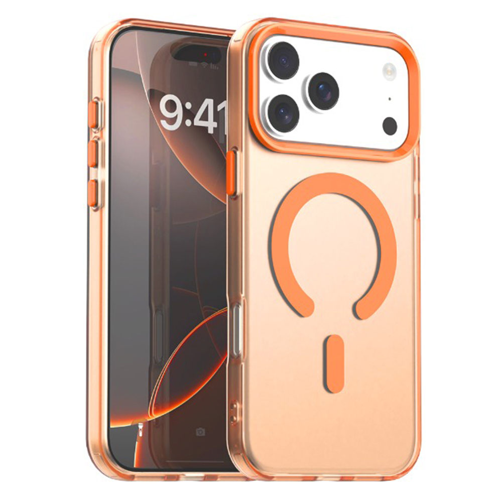 Калъф за iPhone 17 Pro Max - Techsuit CandyCase MagSafe - Оранжев