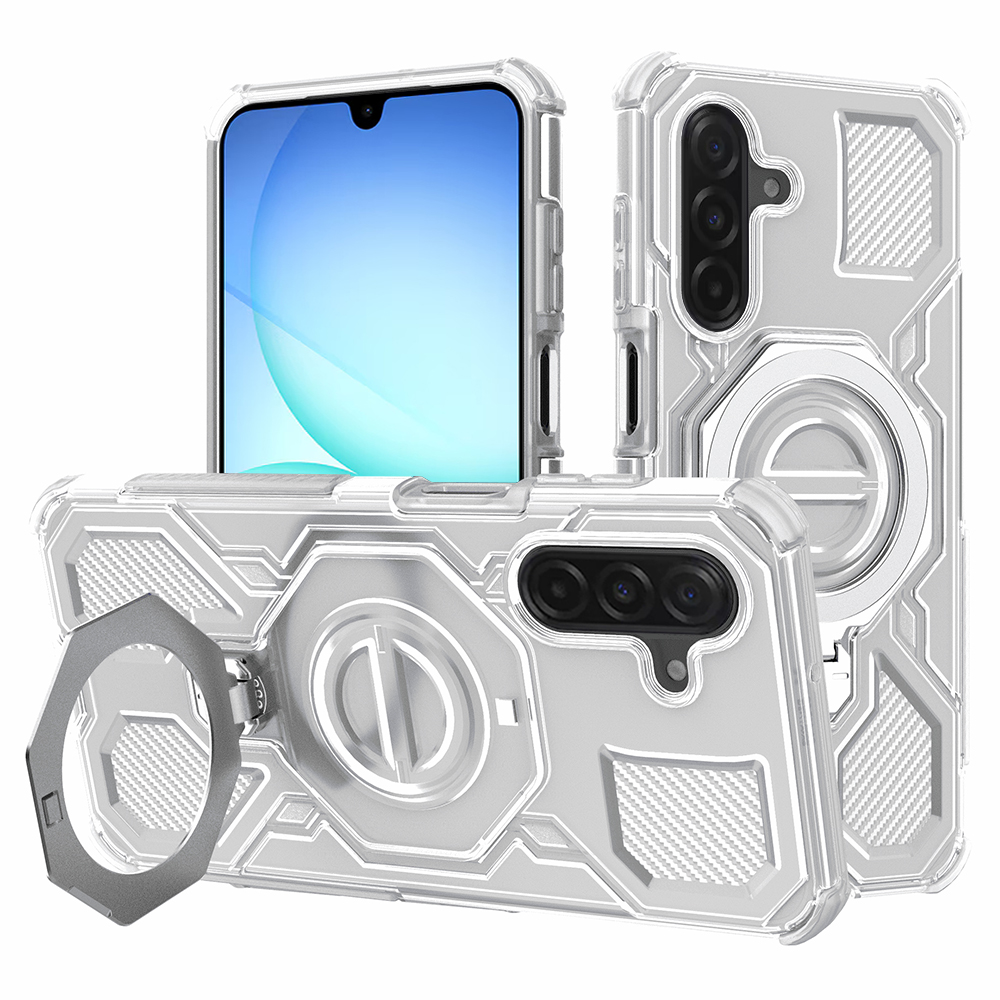 Калъф за Samsung Galaxy A17 5G / A17 4G / M17 / F17 - Techsuit Carbon Shield PRO - Бял Прозрачен