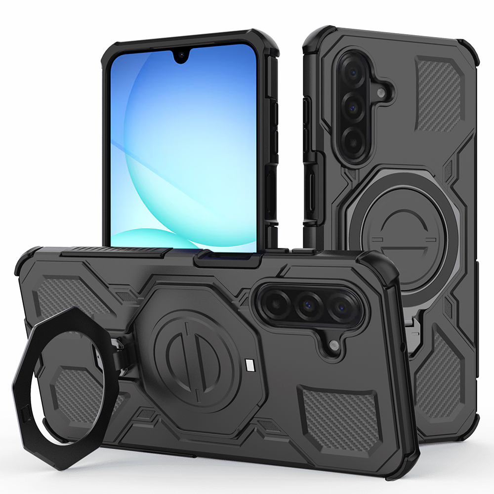 Калъф за Samsung Galaxy A17 5G / A17 4G / M17 / F17 - Techsuit Carbon Shield PRO - Черен