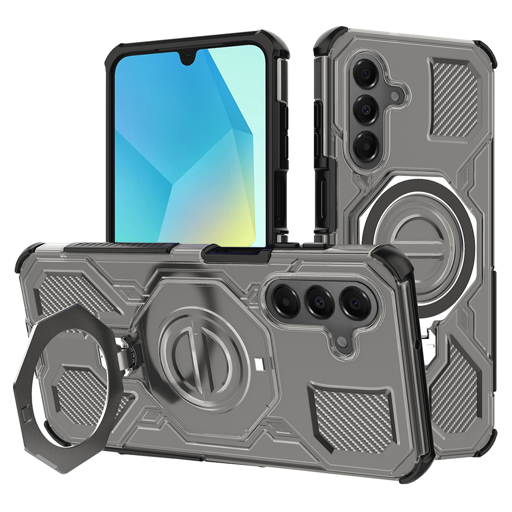 Калъф за Samsung Galaxy A16 4G / A16 5G - Techsuit Carbon Shield PRO - Smoke Черен