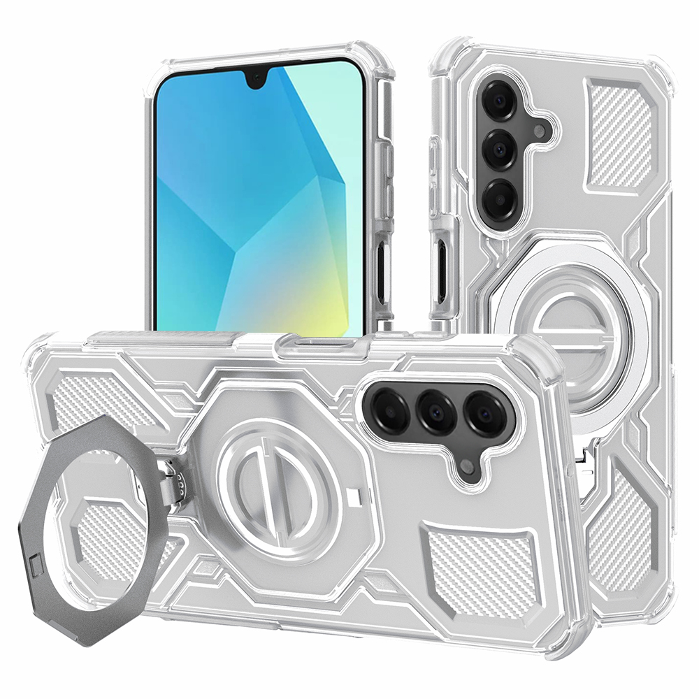 Калъф за Samsung Galaxy A16 4G / A16 5G - Techsuit Carbon Shield PRO - Бял Прозрачен