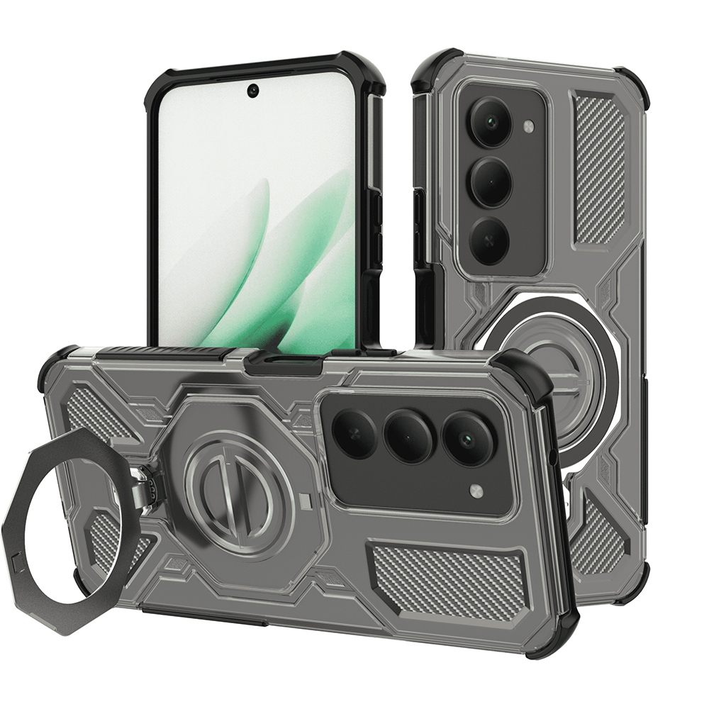 Калъф за Xiaomi Redmi 15 4G / Redmi 15 5G - Techsuit Carbon Shield PRO - Smoke Черен