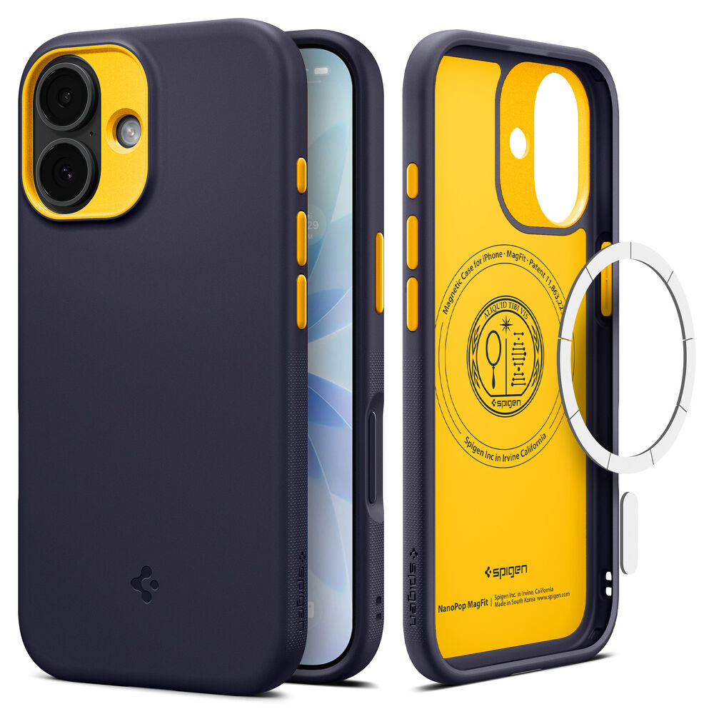 Калъф за iPhone 17 - Spigen Caseology Nano Pop MagSafe (ACS10364) - Blueberry Тъмносин