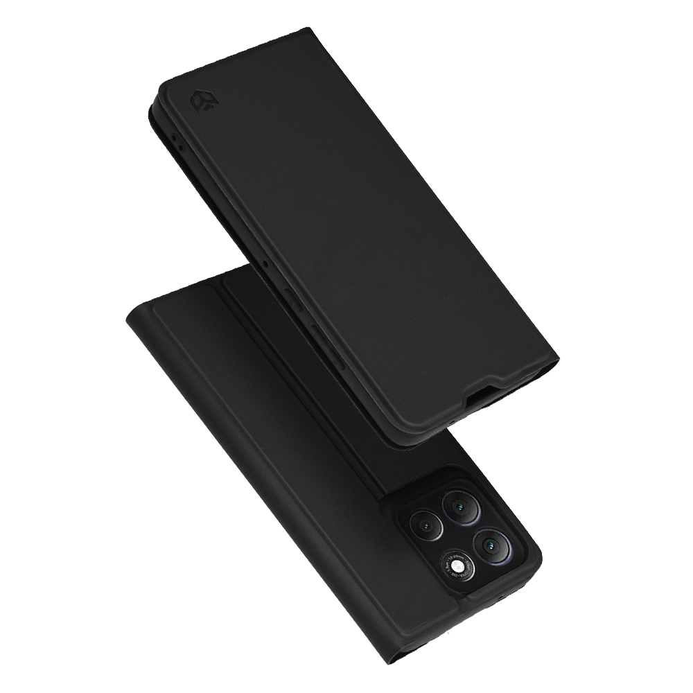 Калъф за Motorola Moto G86 Power - Techsuit Magskin Book - Черен