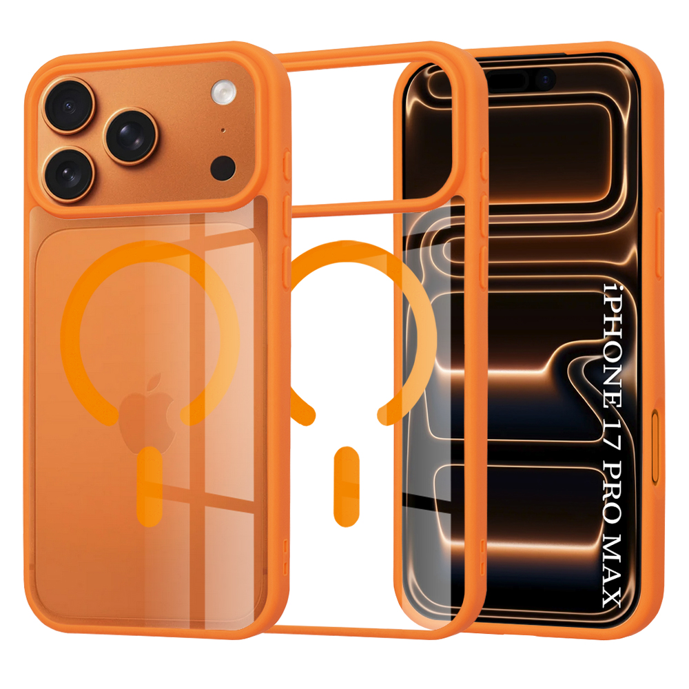 Калъф за iPhone 17 Pro Max - Techsuit MagSafe Pro - Оранжев