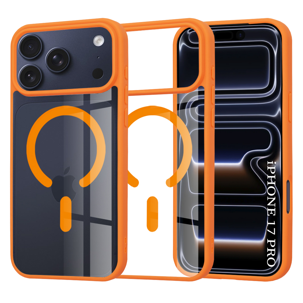 Калъф за iPhone 17 Pro - Techsuit MagSafe Pro - Оранжев