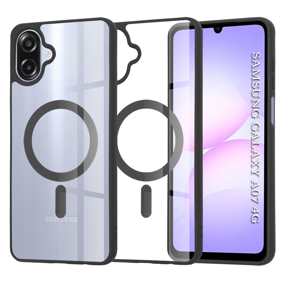 Калъф за Samsung Galaxy A07 4G - Techsuit MagSafe Pro - Черен