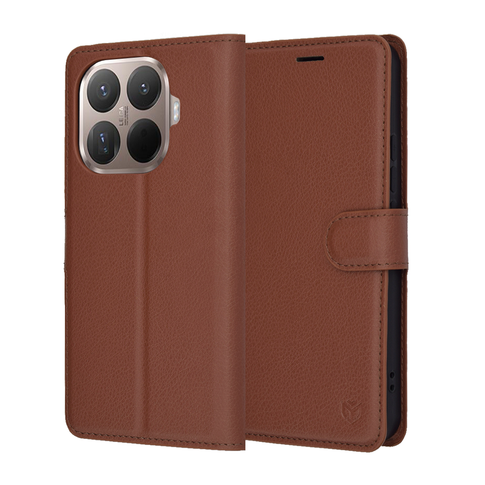 Калъф за Xiaomi 15T Pro - Techsuit Leather Folio - Кафяв