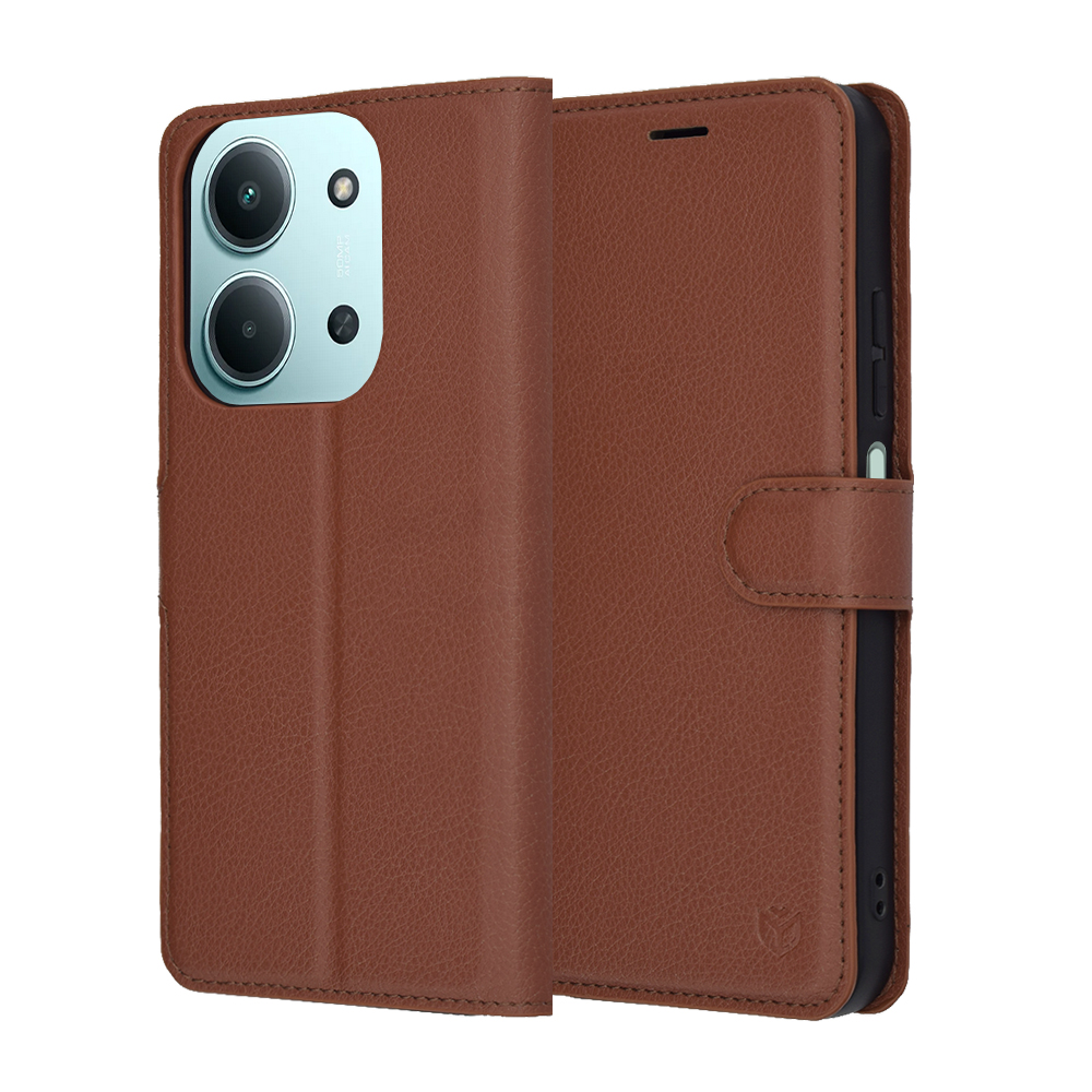 Калъф за Xiaomi Redmi 15C 4G / Redmi 15C 5G / Poco C85 4G - Techsuit Leather Folio - Кафяв