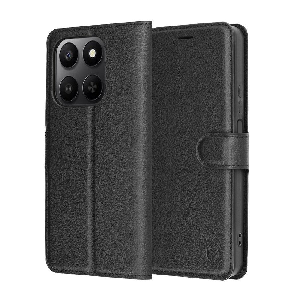 Калъф за Honor 400 Smart 5G / 400 Smart 4G / X7d 4G - Techsuit Leather Folio - Черен