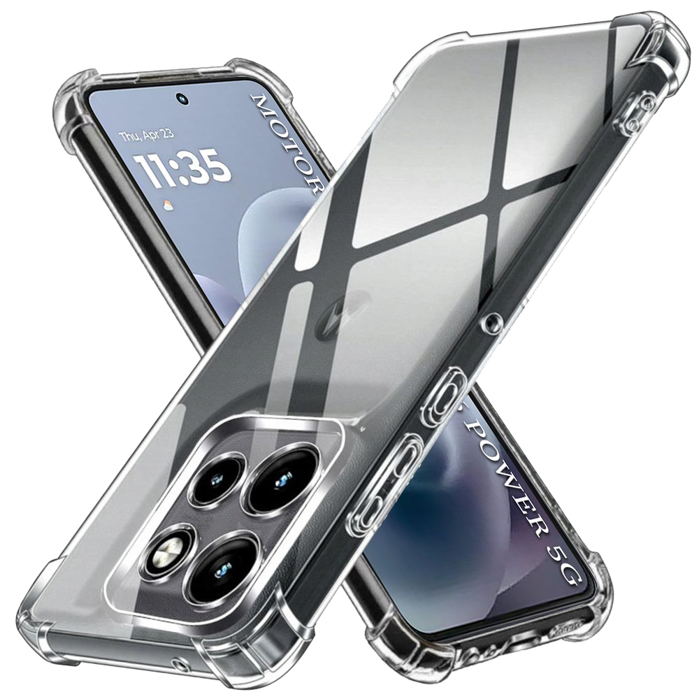 Калъф за Motorola Moto G86 Power - Techsuit Shockproof Прозрачен Silicone - Прозрачен