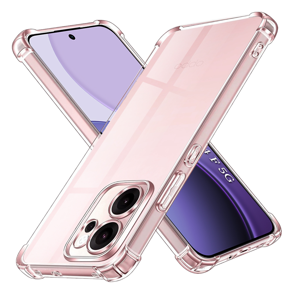 Калъф за Oppo Reno14 F / Reno14 FS 5G - Techsuit Shockproof Прозрачен Прозрачен Silicone - Прозрачен